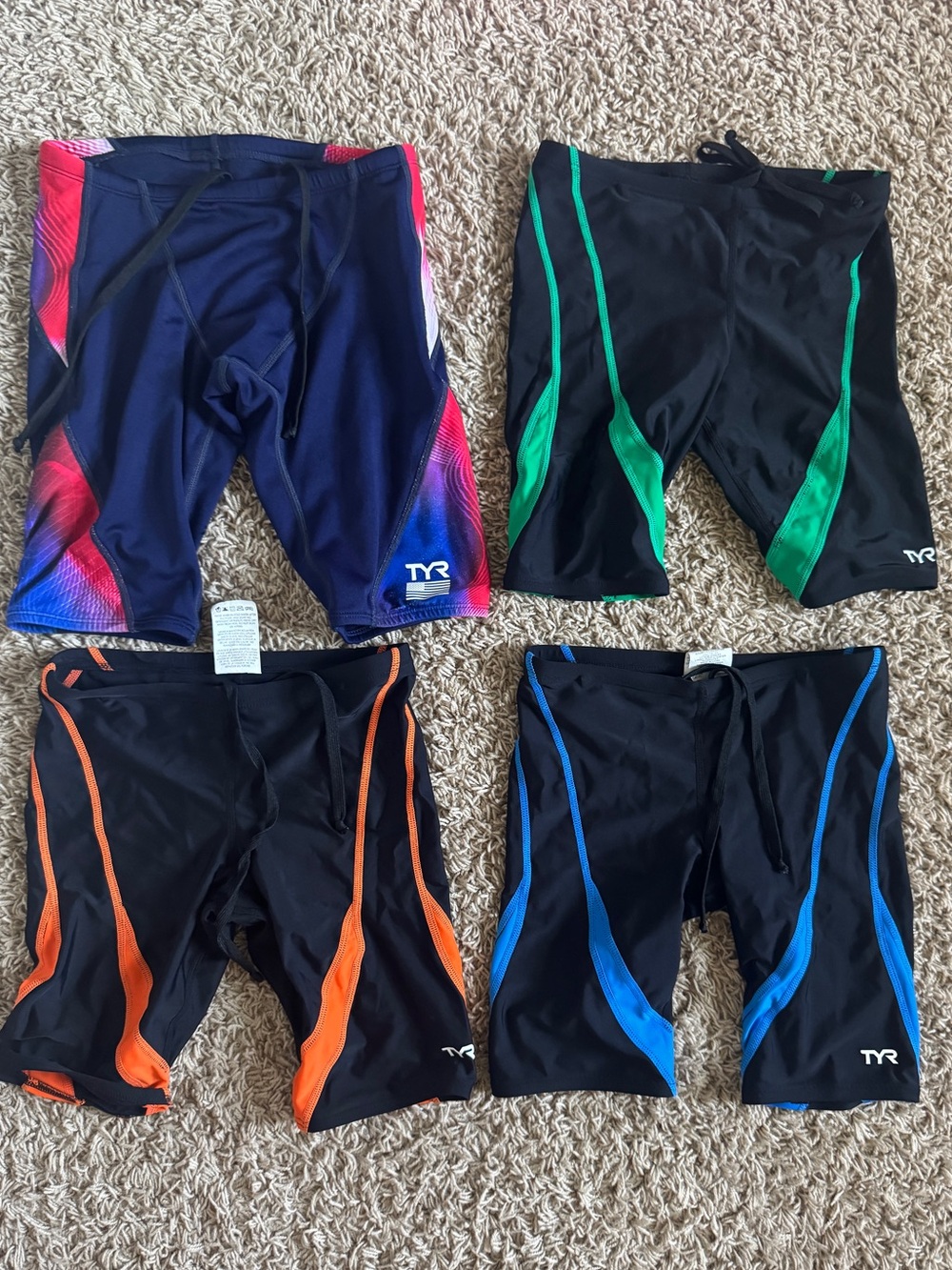 TYR Boys Alliance Swim Jammers (all XS/26)